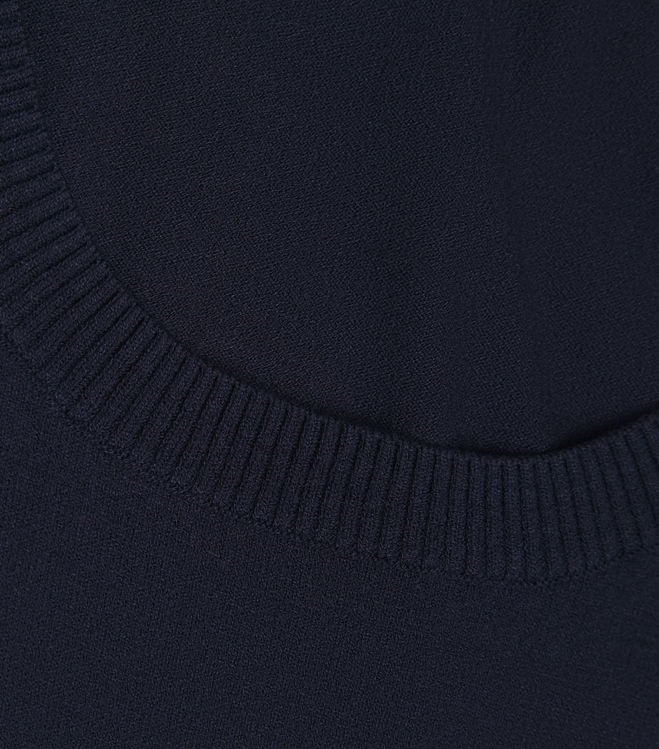 Weekend Max Mara Blue Knitted Tank Top