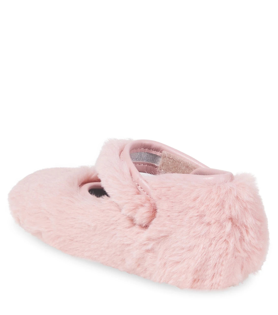 Monnalisa - Leather-trimmed Mary Jane flats