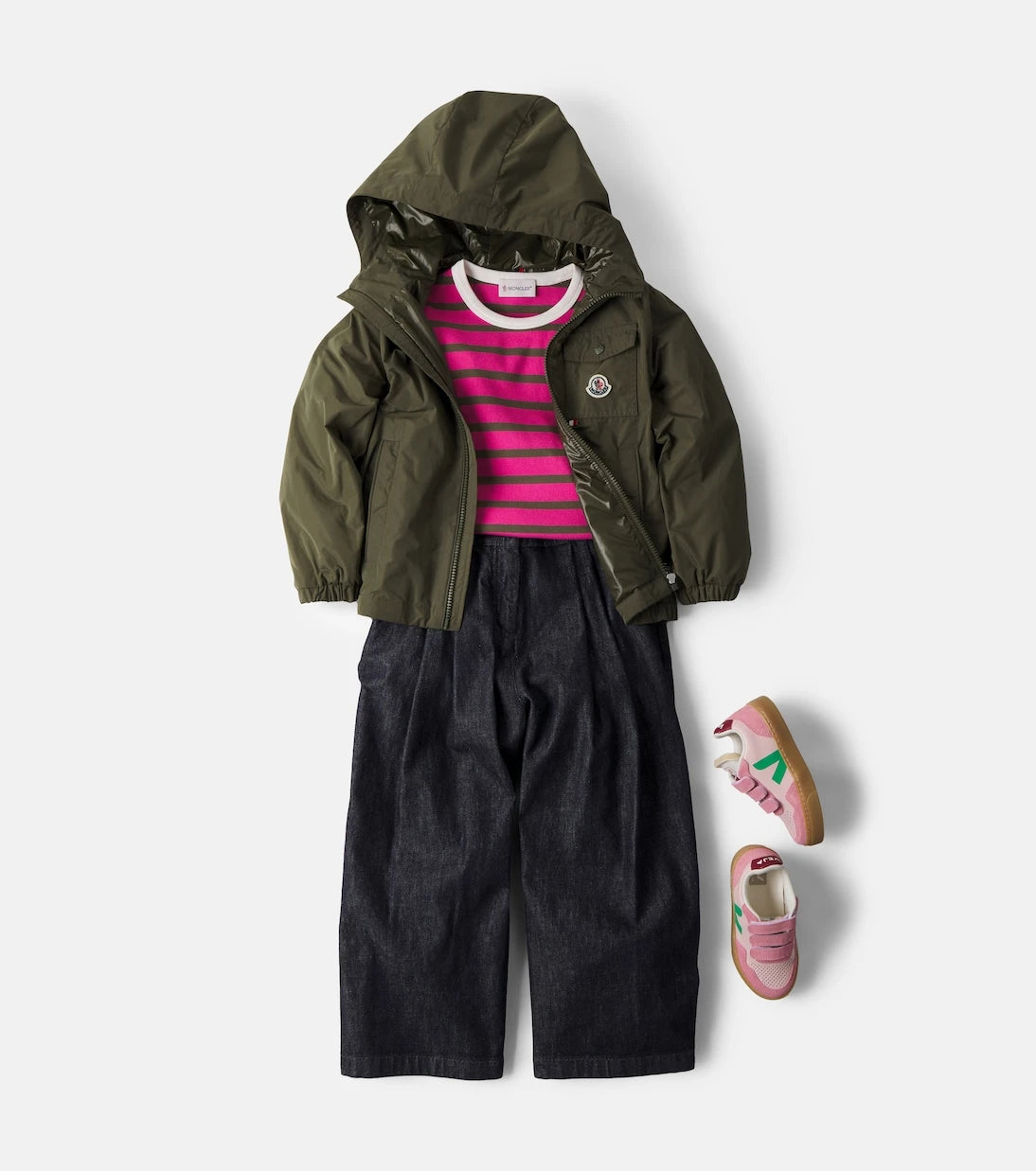 Moncler Enfant - Striped cotton T-shirt