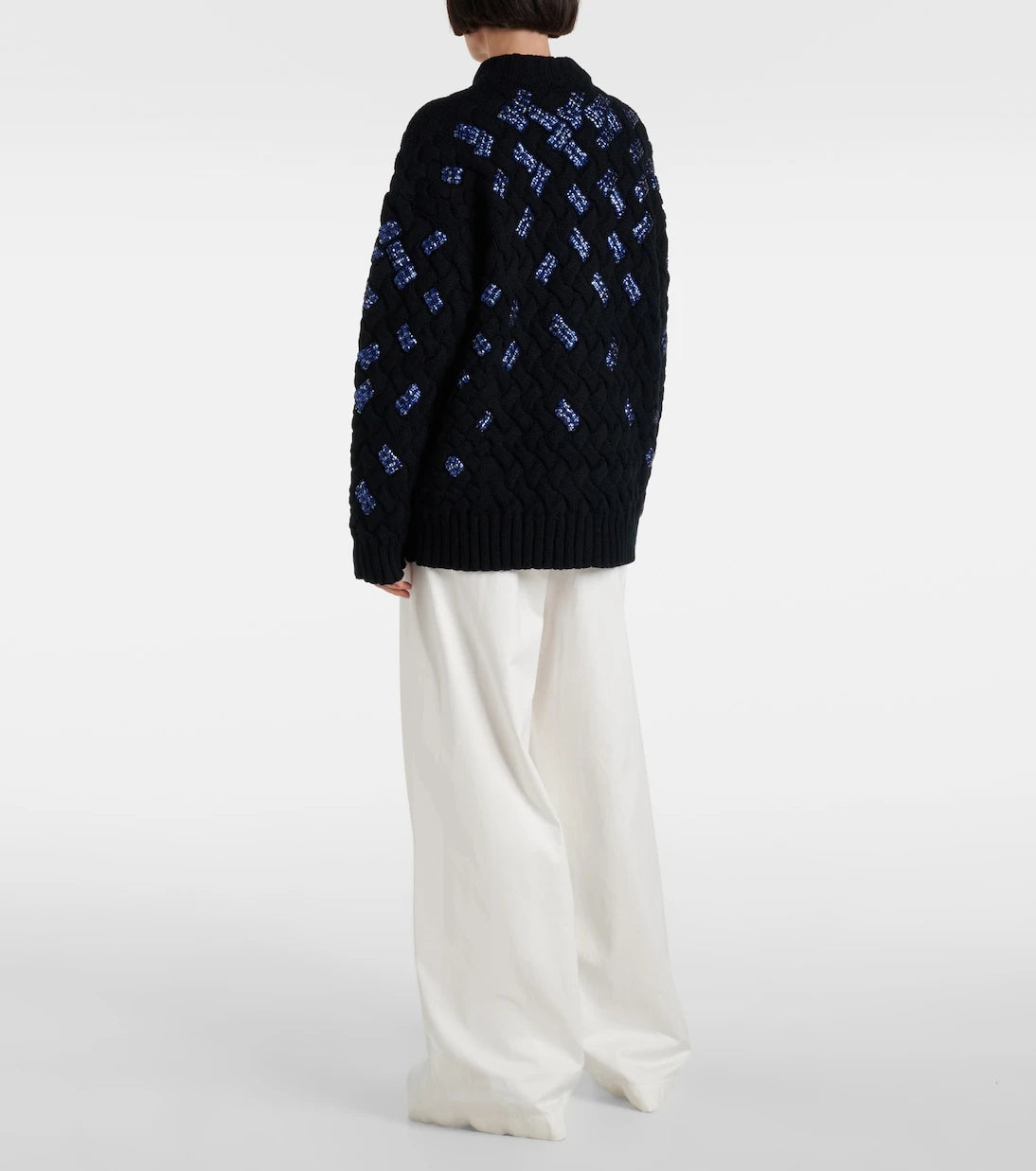 Dries Van Noten - Sequined virgin wool sweater