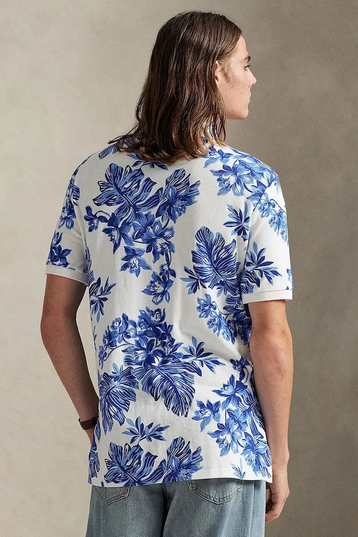 Памучна тениска с яка Polo Ralph Lauren