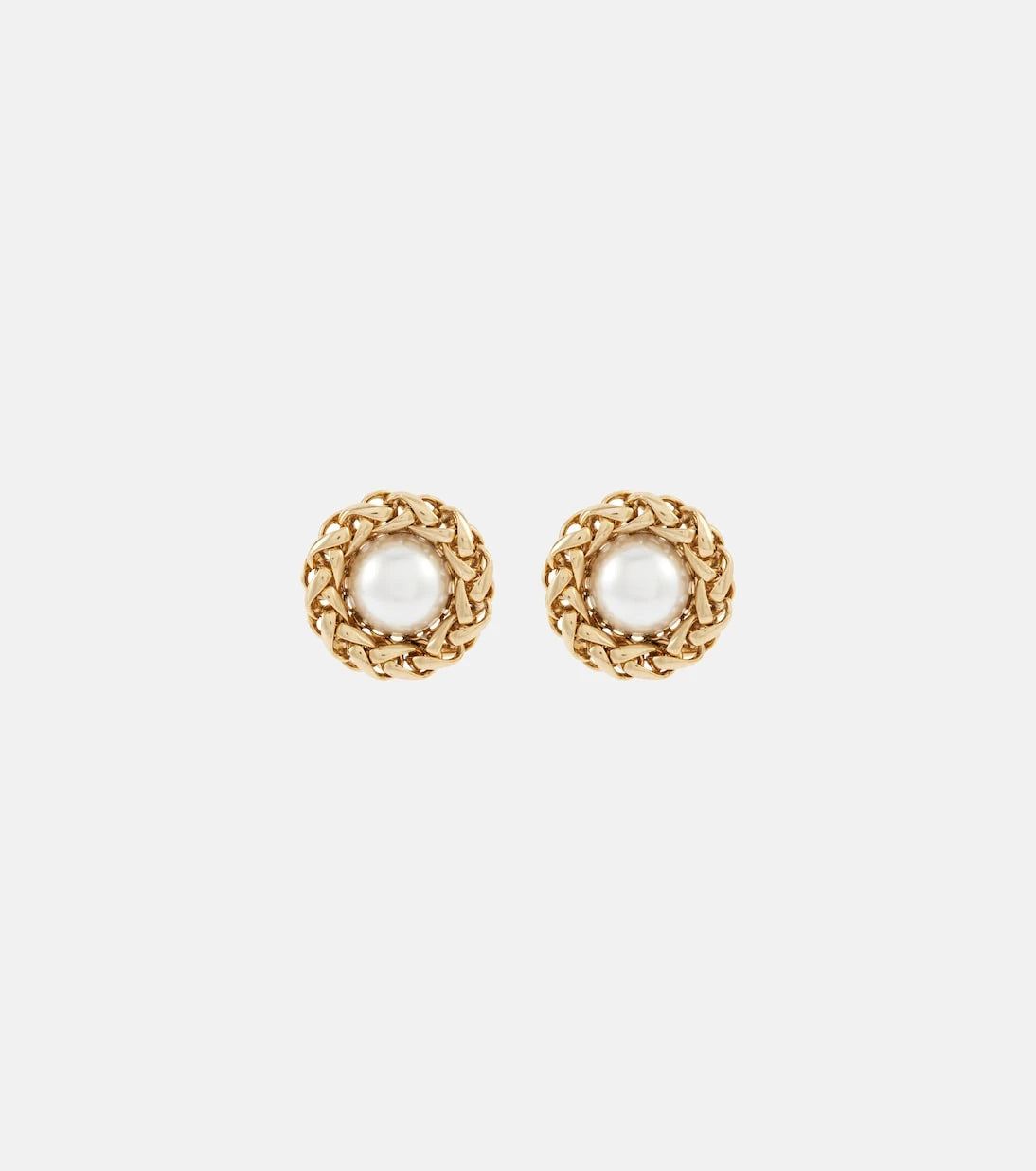 Jennifer Behr - Marit 18kt gold-plated earrings