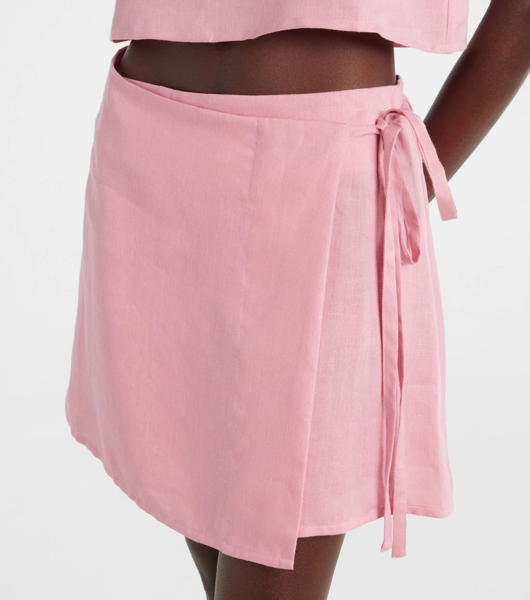 Asceno - Positano linen miniskirt
