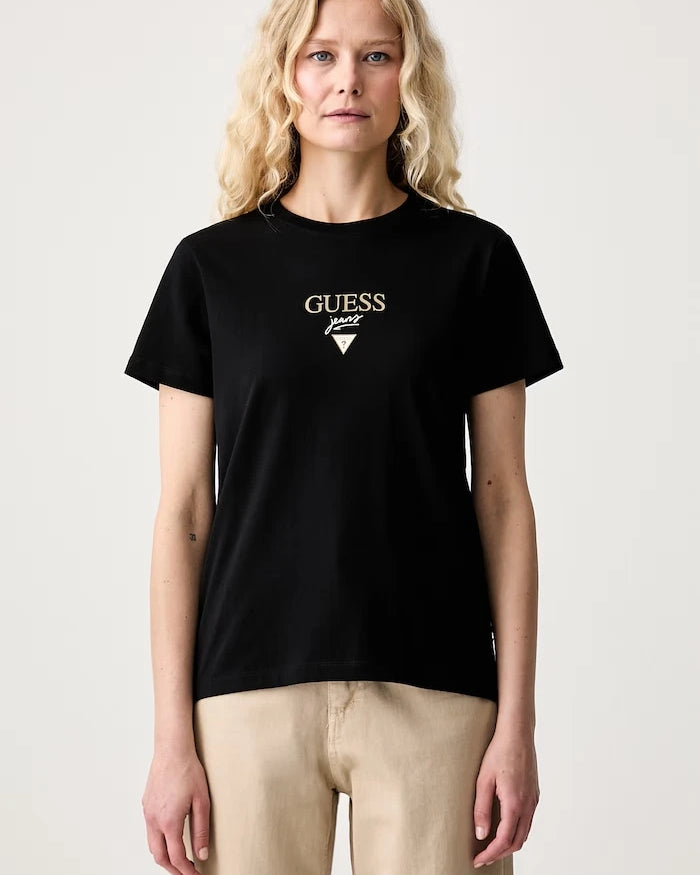 Guess Jeans çocuk pamuk ve elastan tişört