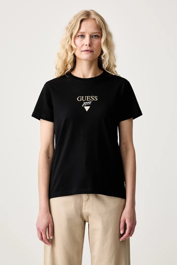 Guess Jeans çocuk pamuk ve elastan tişört