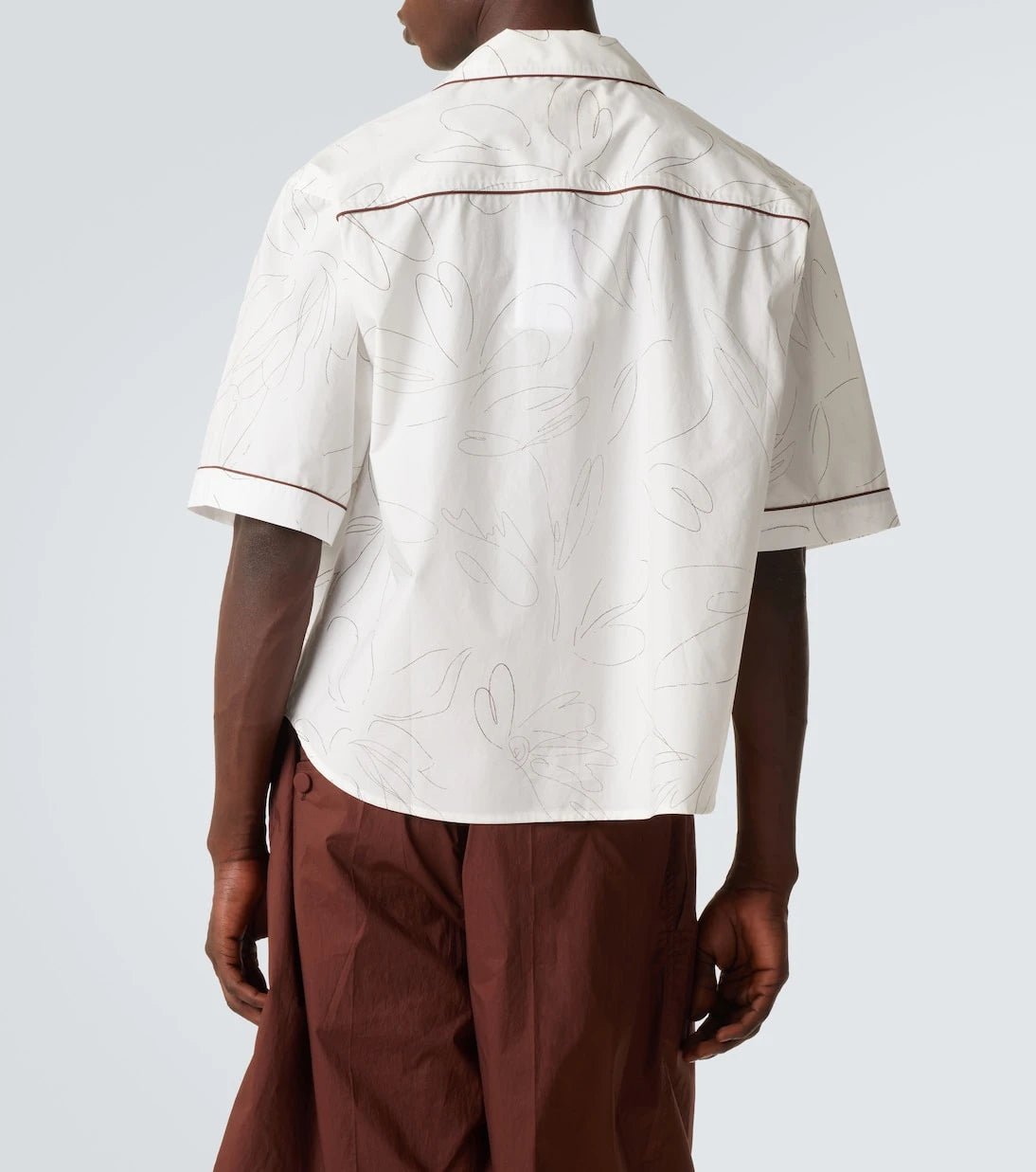 Plan C - Printed cotton shirt