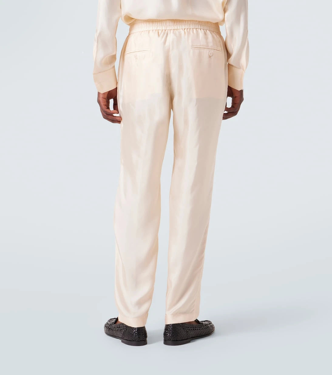 Dolce&Gabbana - Silk tapered pants