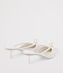 White Sana 50 Satin Embellished Mules
