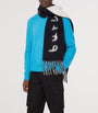 Alpaca-Blend Reversible Logo Scarf