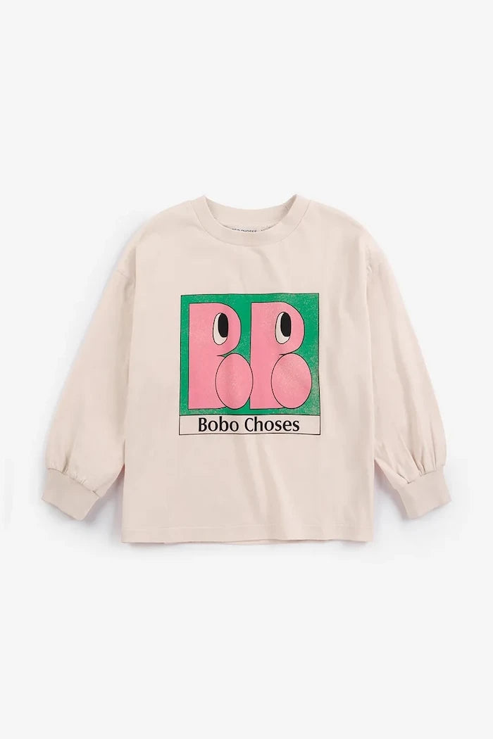 Bobo Choses çocuklar için pamuklu uzun kollu bluz