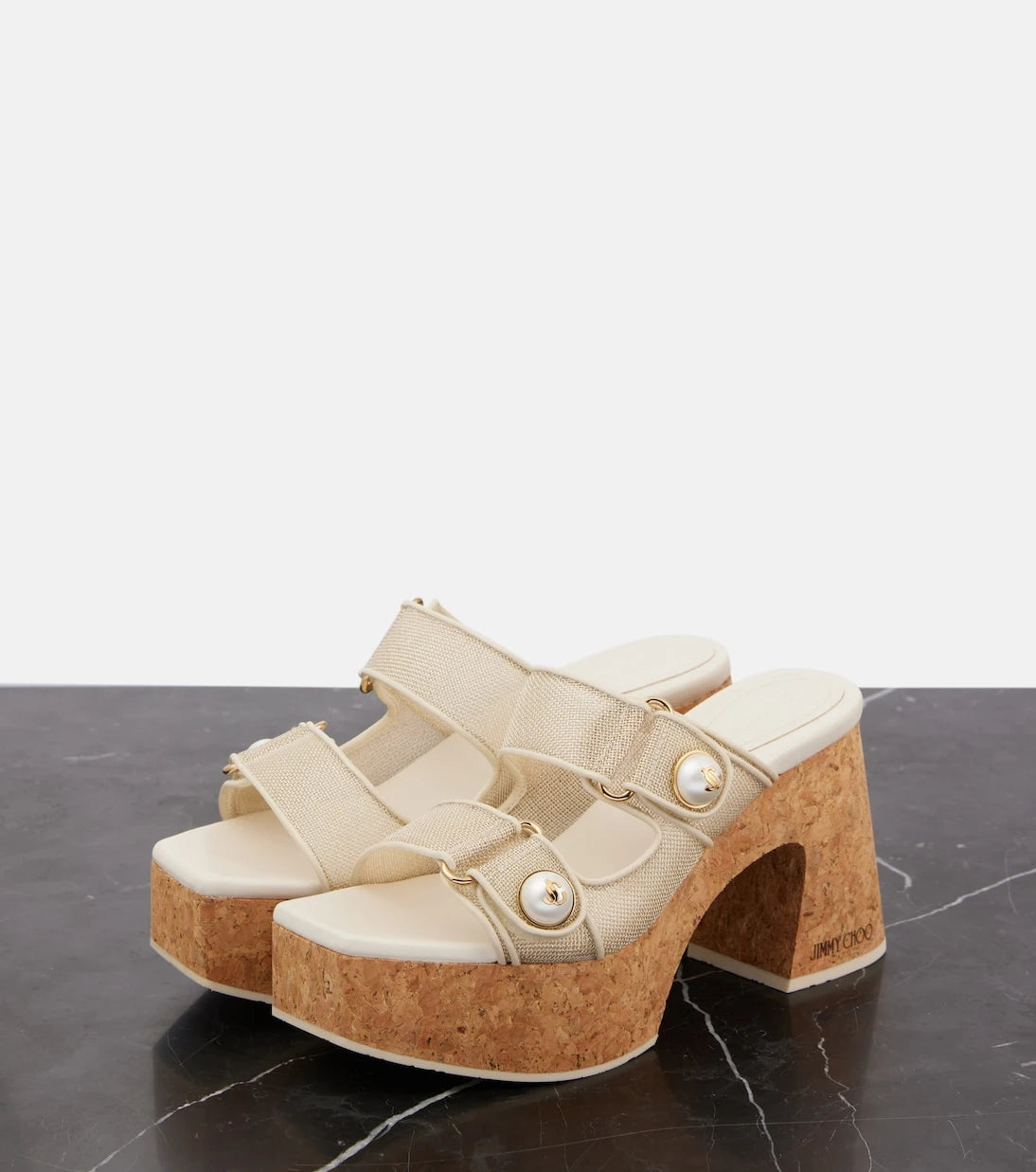 Jimmy Choo - Fayence 95 platform sandals