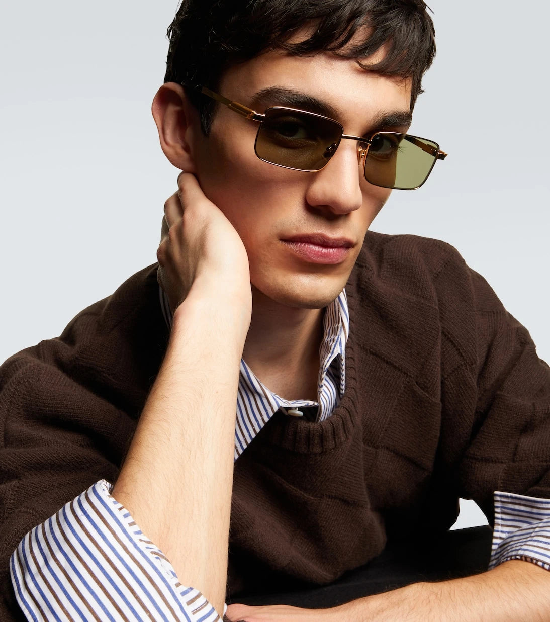 Bottega Veneta - Classic rectangular sunglasses