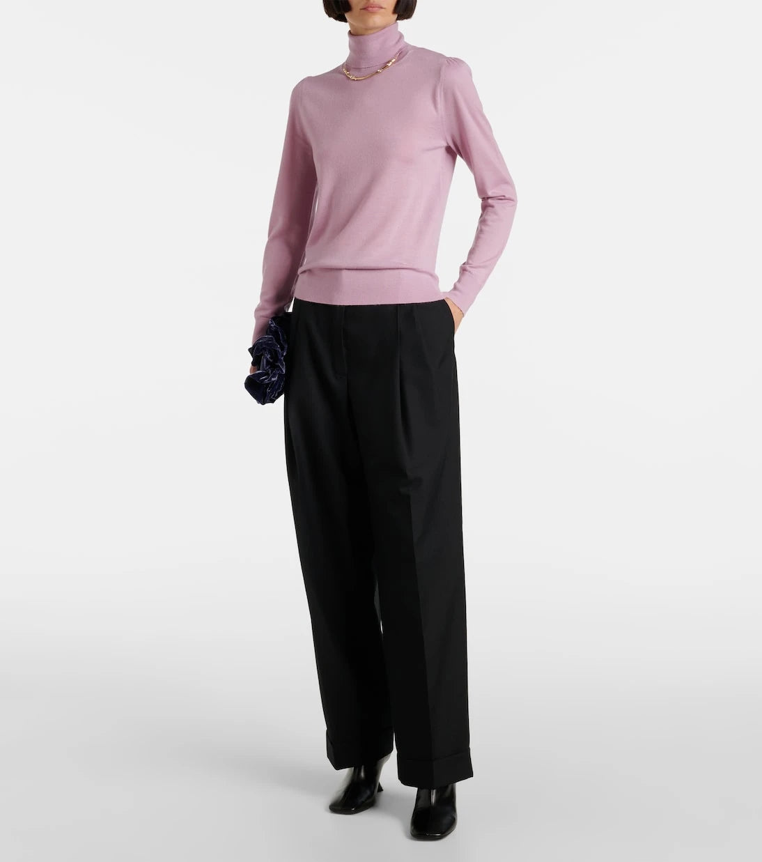 Dries Van Noten - High-rise wool wide-leg pants