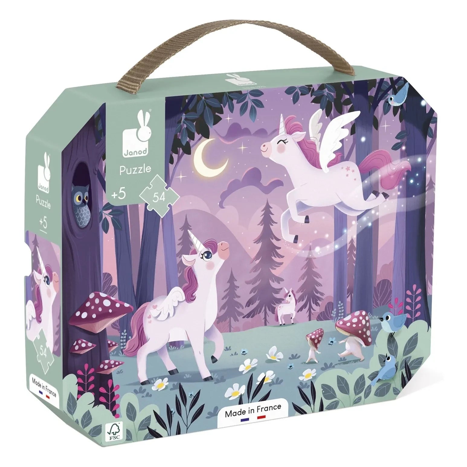 Janod - Unicorns puzzle - 54 pieces