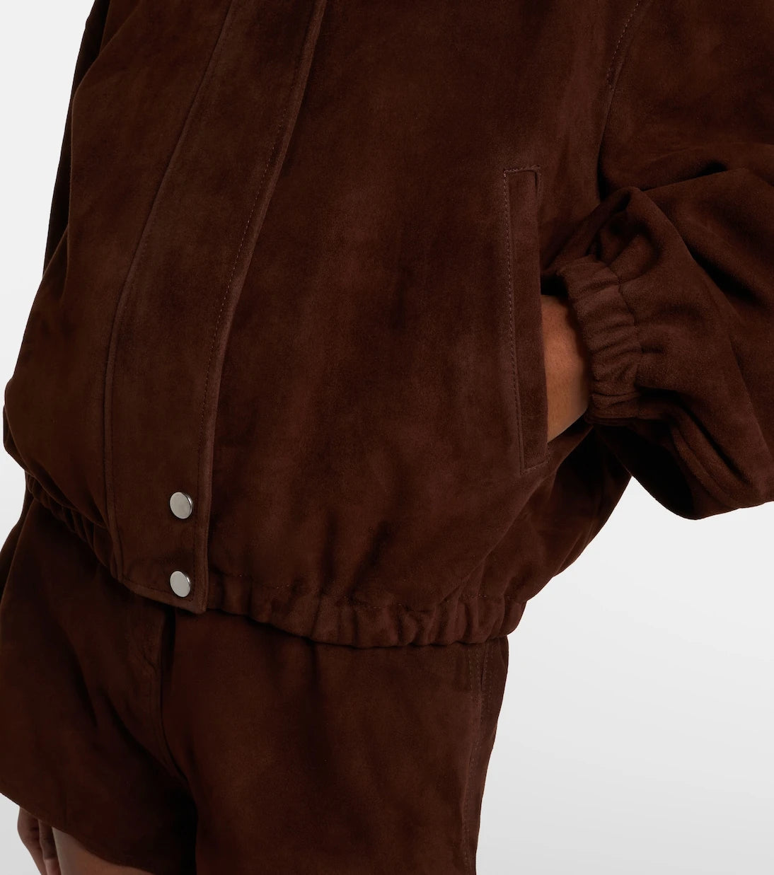 Nour Hammour - Pia suede blouson jacket