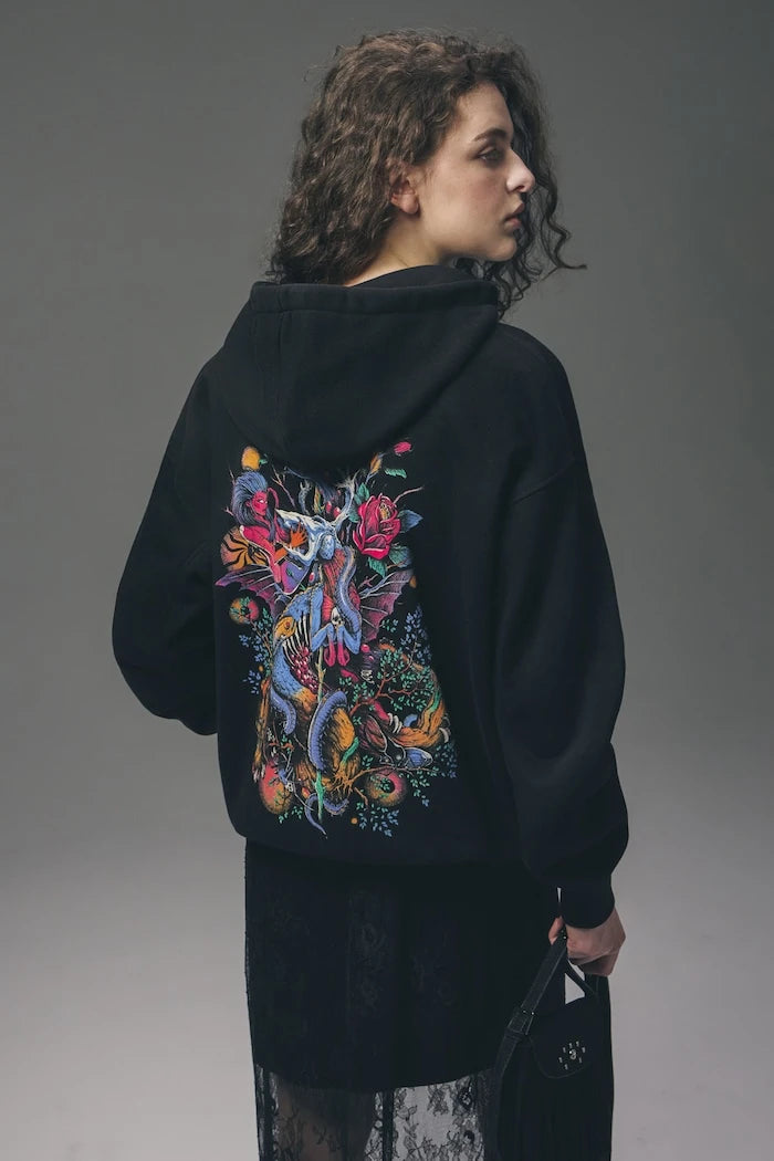 Medicine kapüşonlu kadın pamuklu sweatshirt