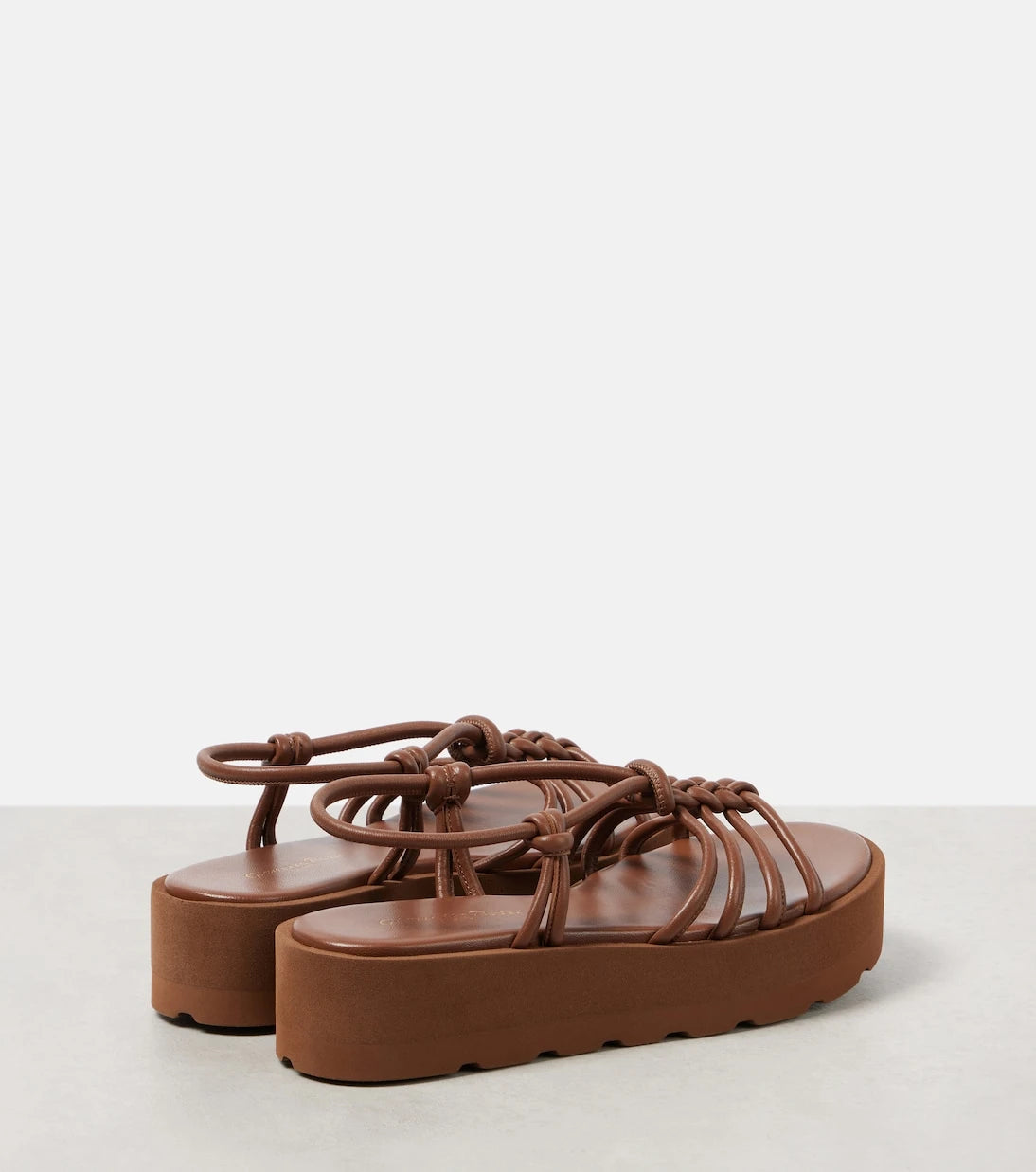 Gianvito Rossi - Hebe leather platform sandals