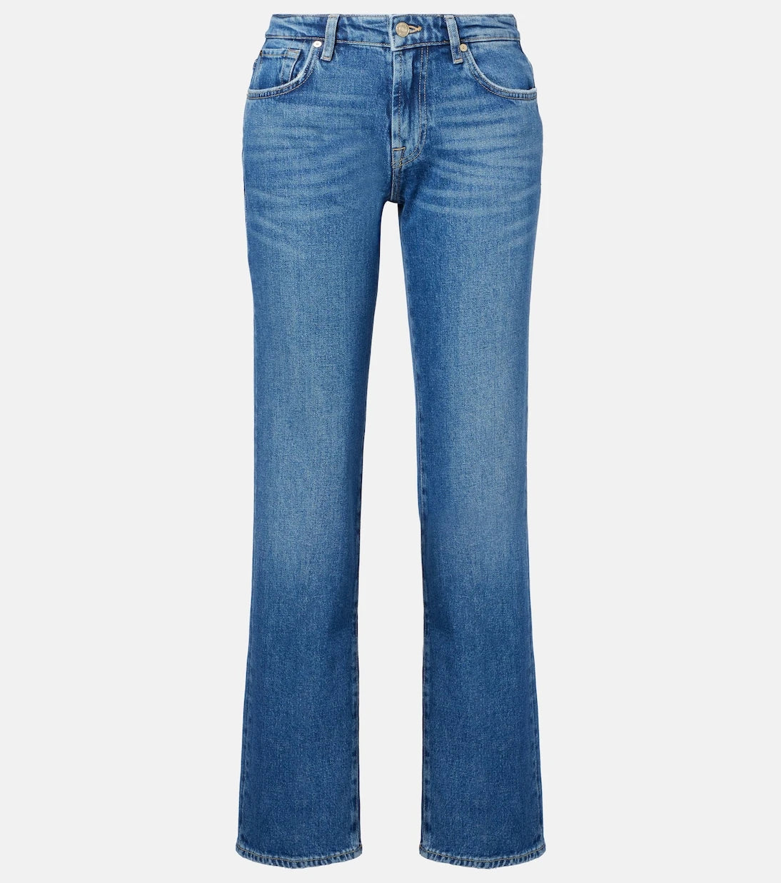 7 For All Mankind - Calie mid-rise straight jeans