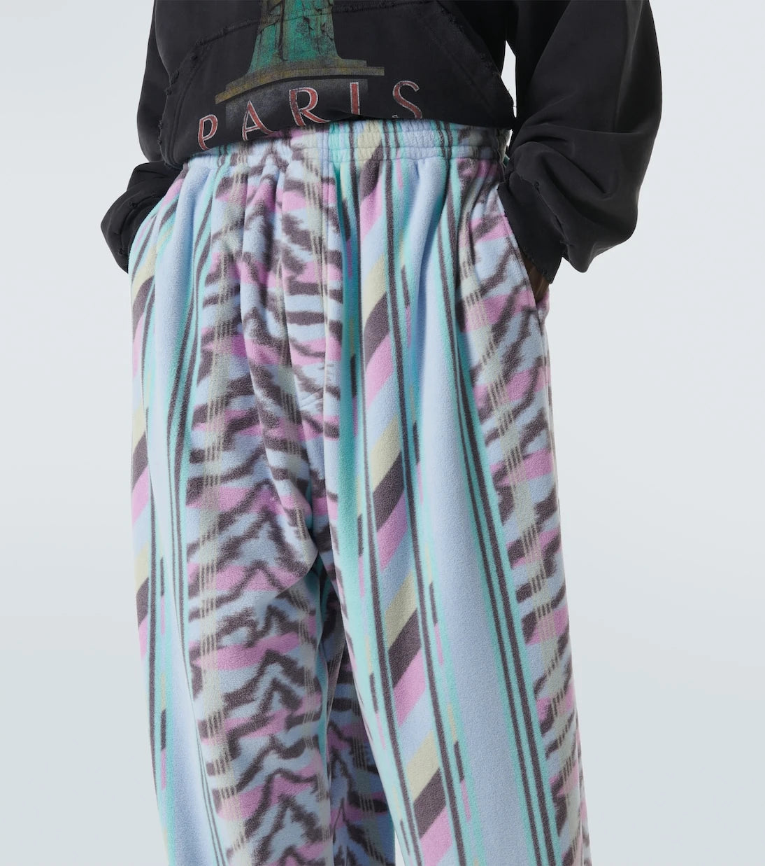 Balenciaga - Printed fleece sweatpants