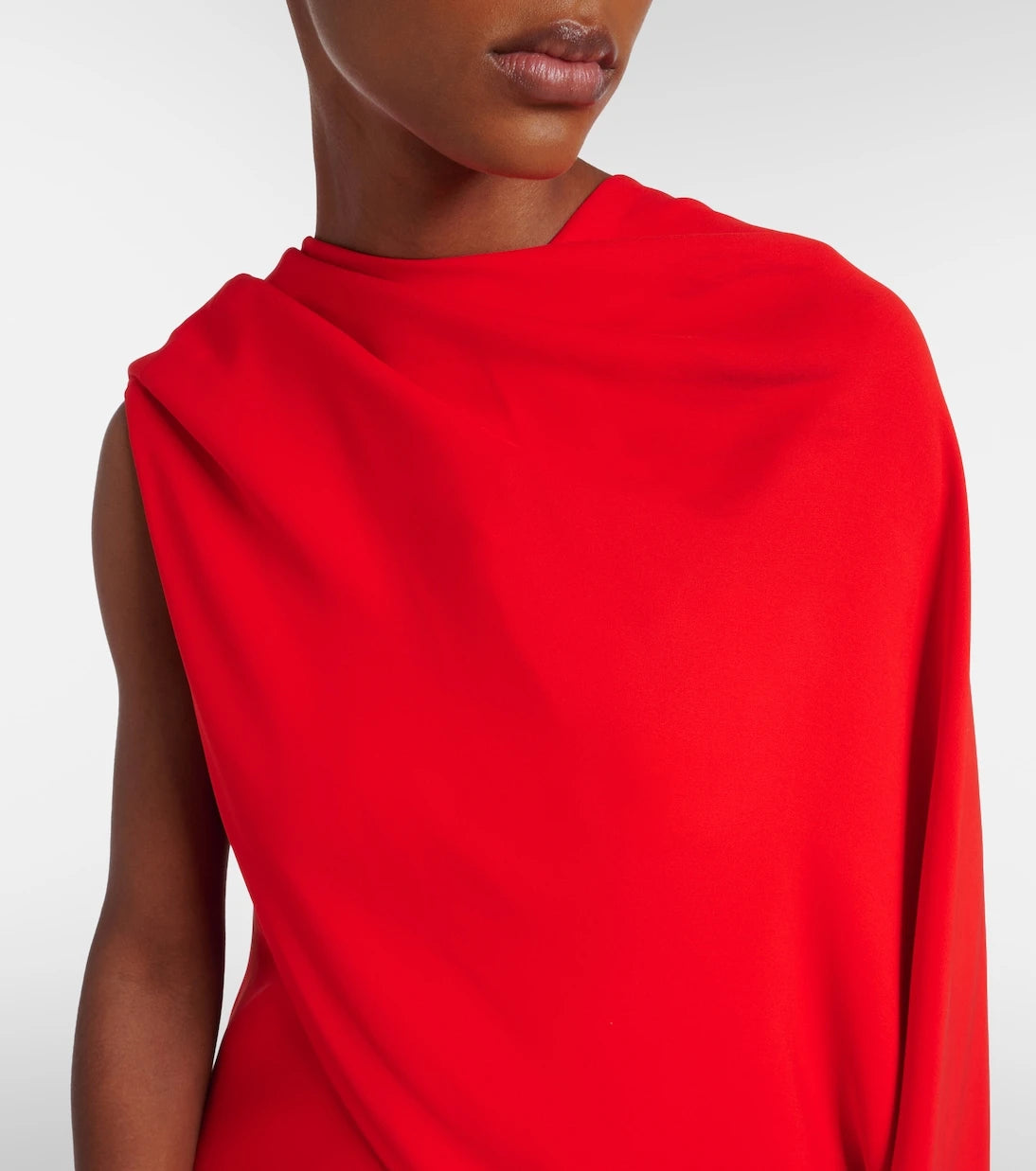 Balenciaga - Open-back caped gown