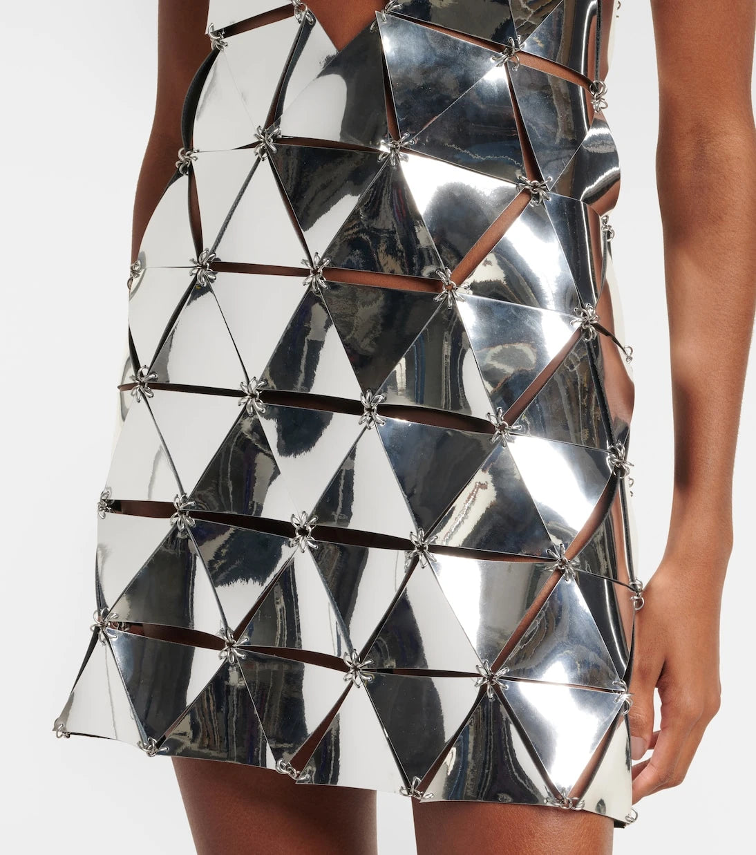 Rabanne - Assembly cutout minidress