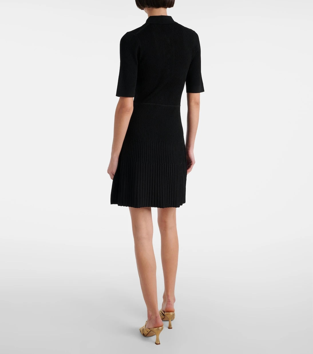 Veronica Beard - Lauper ribbed-knit polo dress