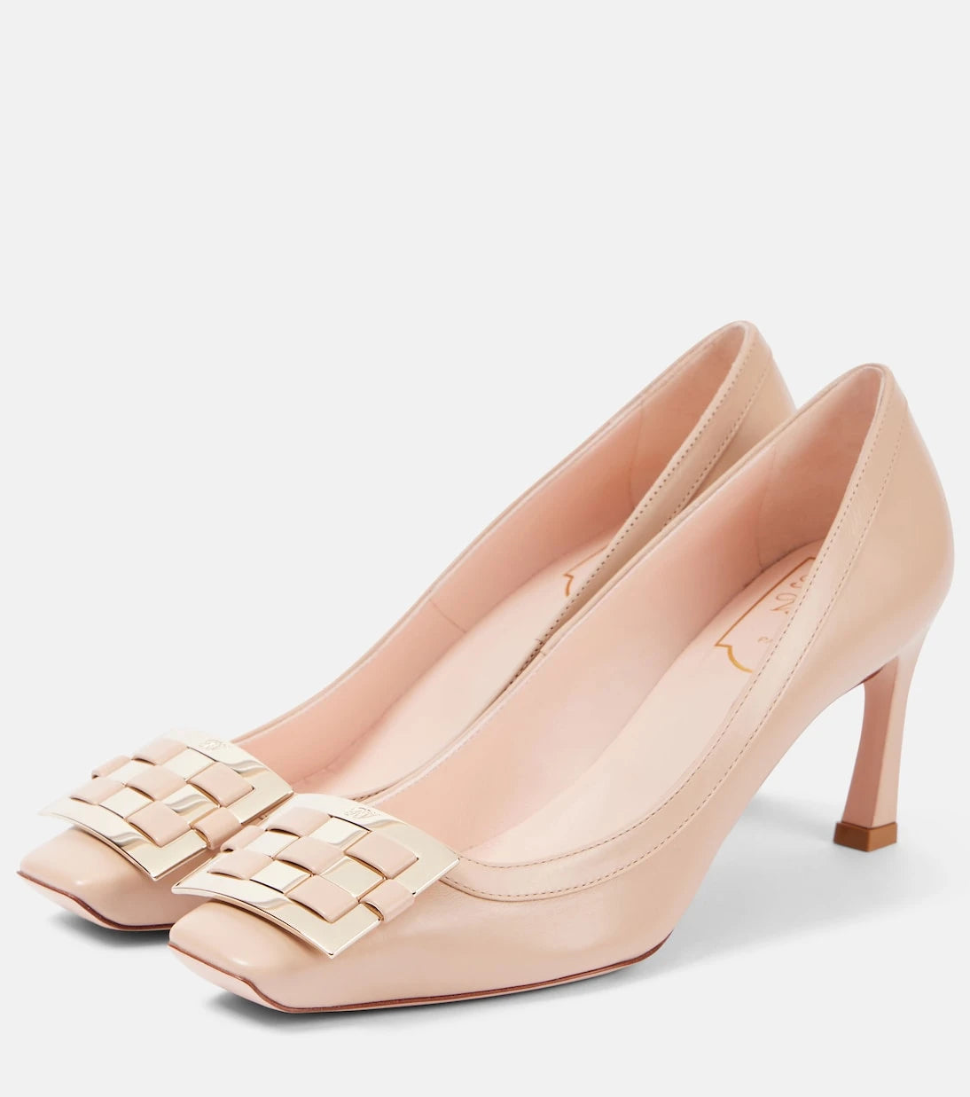 Roger Vivier - حذاء "Trompette 70" من الجلد بكعب عالٍ