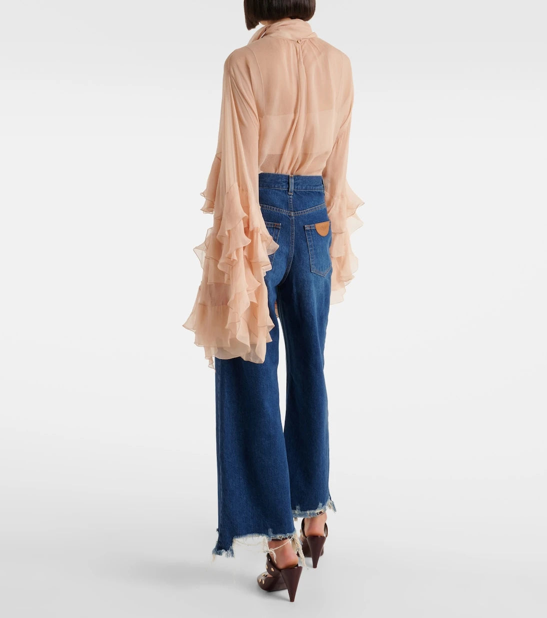 Chloé - Mid-rise wide-leg jeans