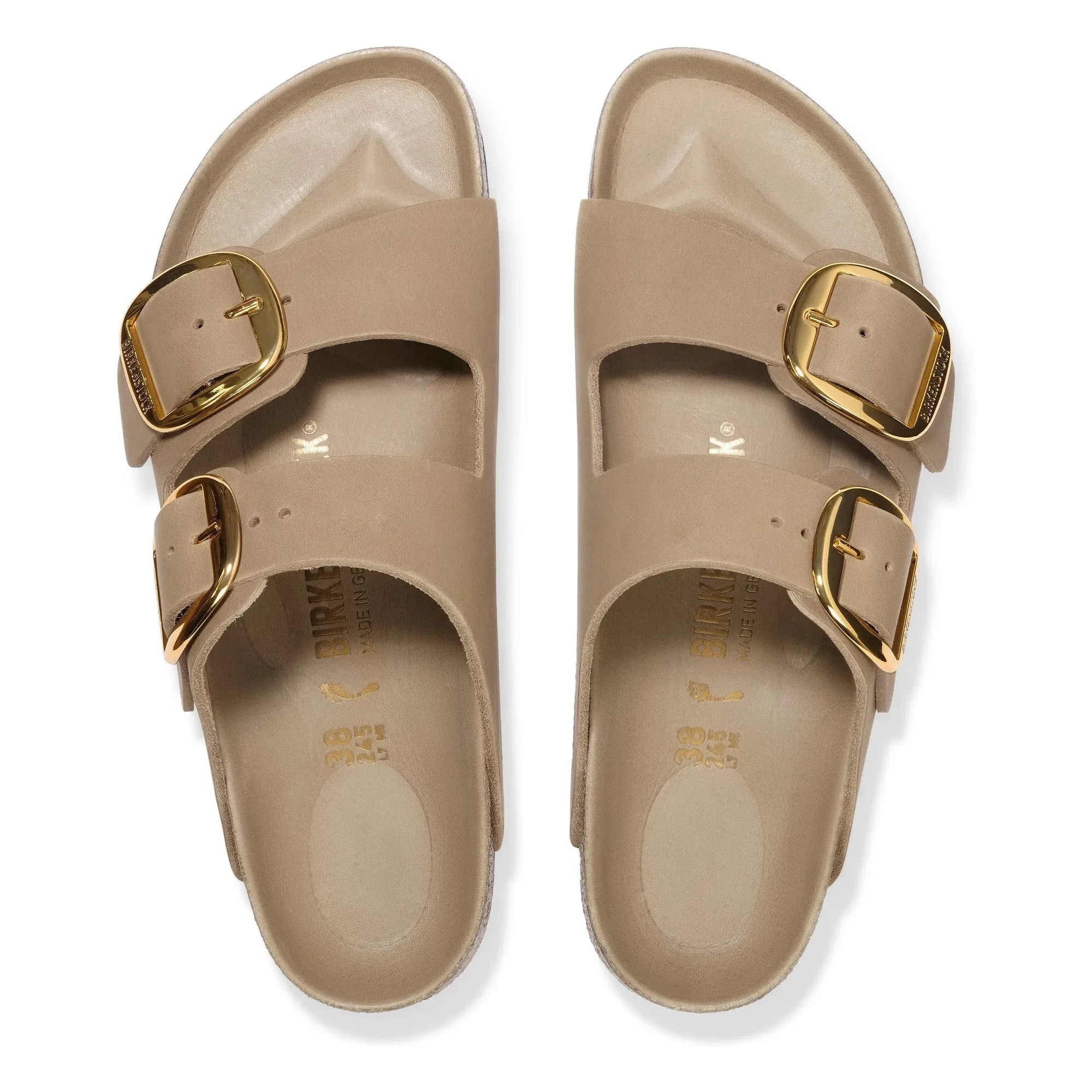 BIRKENSTOCK - Sandals Arizona Big Buckle Oiled Leather | Tabacco