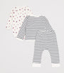 Petit Bateau Nautical Bodysuit, Top and Leggings Set (1-18 Months)