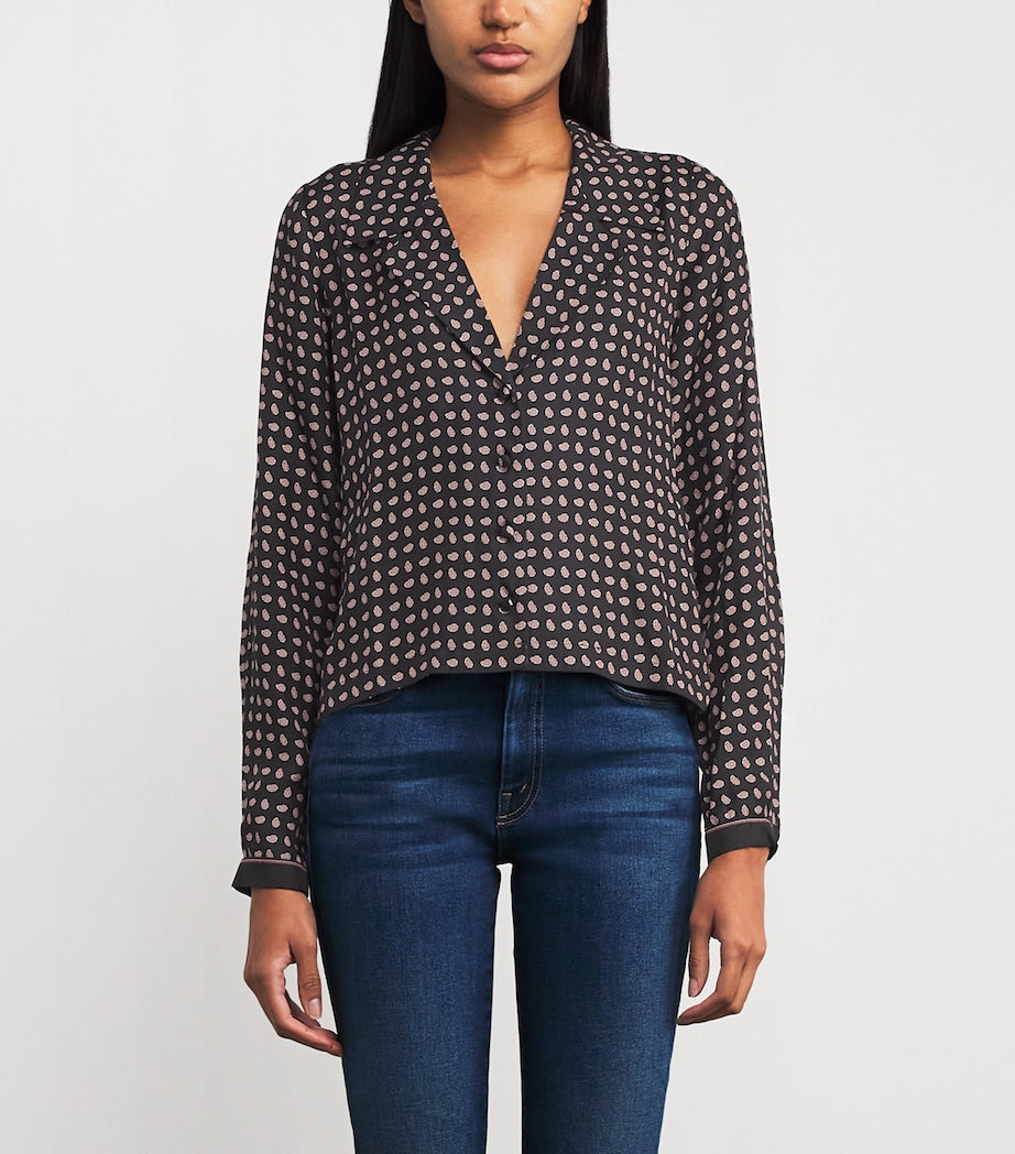 DÔEN Multi Silk-Blend Juliana Blouse