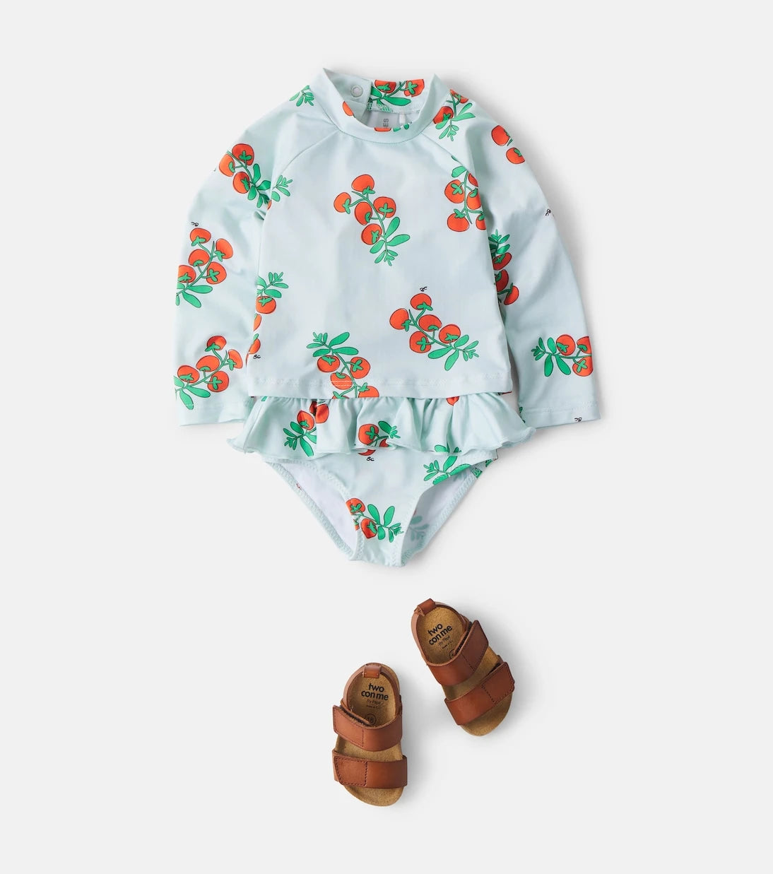 Bobo Choses - Baby Juicy Tomatoes ruffled bikini bottoms