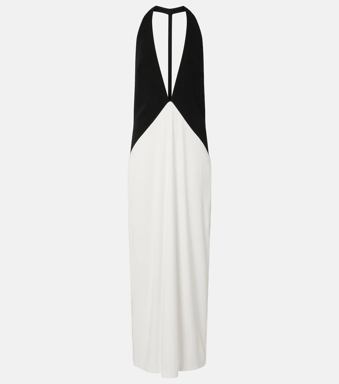 Adriana Degreas - Halterneck jersey maxi dress