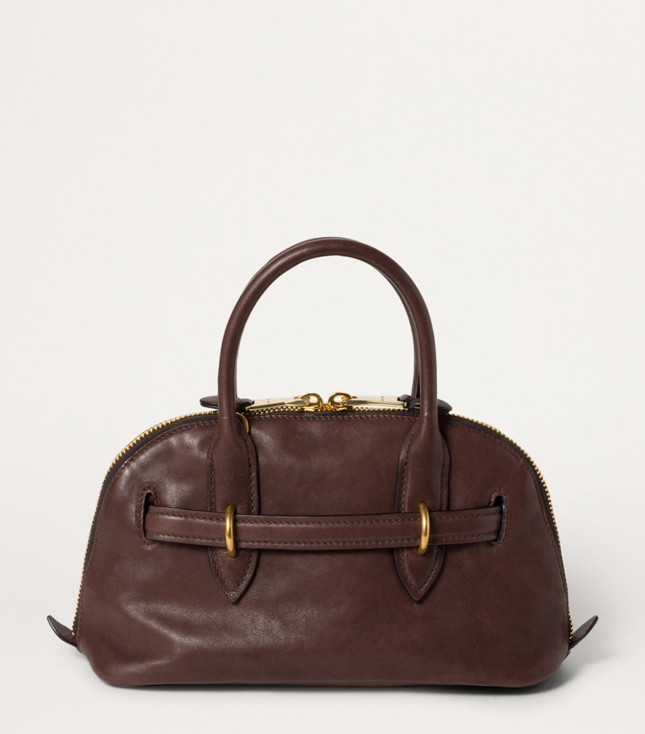 Brown Aventure Top-Handle Bag