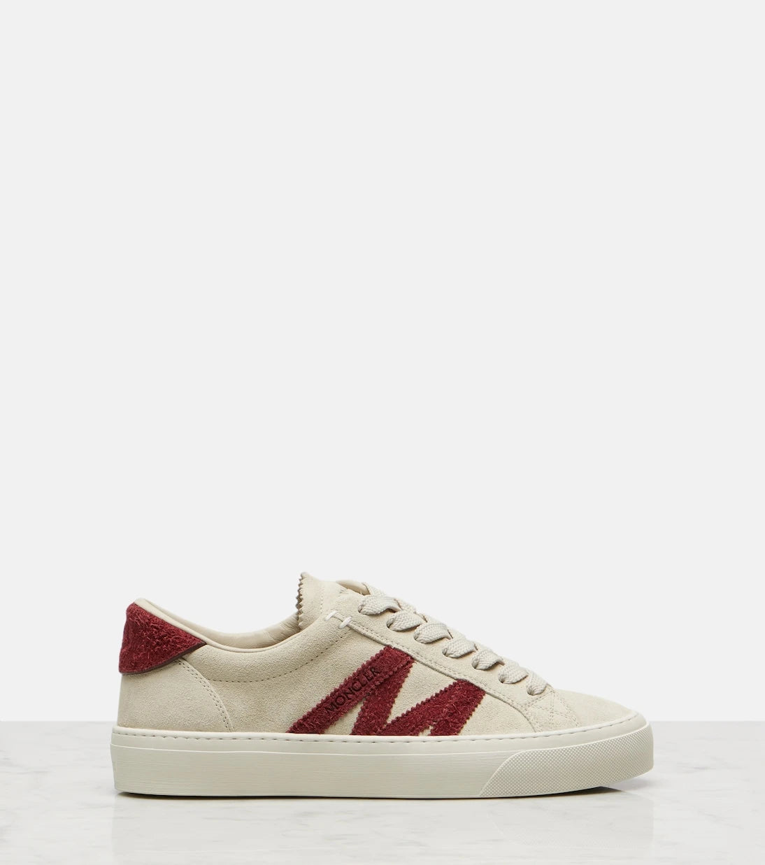 Moncler - Monaco2 suede sneakers