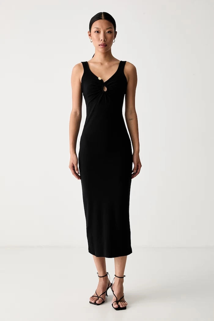Bardot pamuk ve elastan bodycon elbise MASON