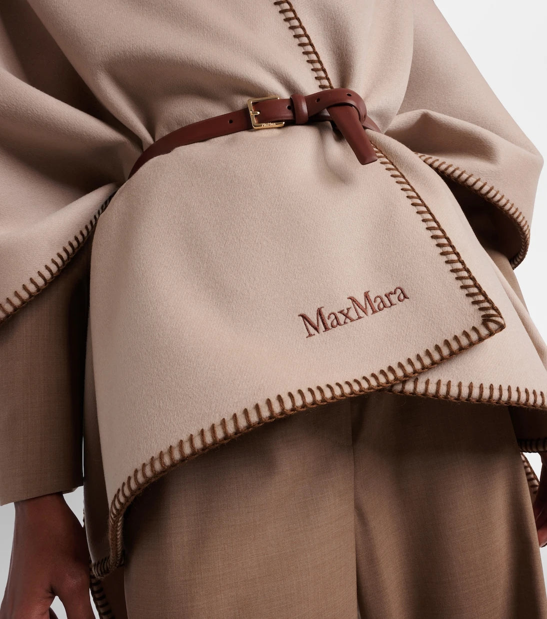 Max Mara - Virgin wool cape