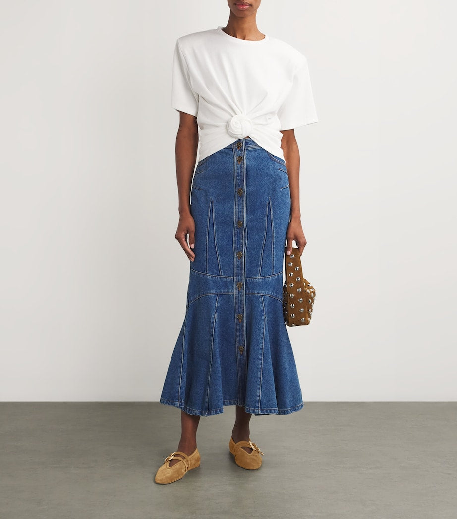 Le Monde Beryl Brown Suede Buckle Claudia Ballet Flats