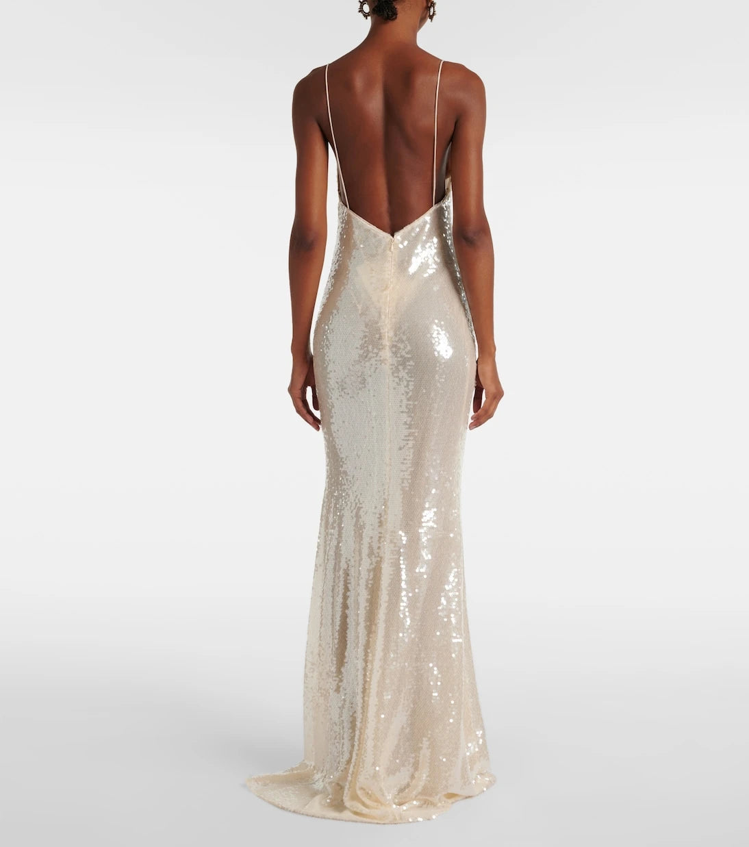 The New Arrivals Ilkyaz Ozel - Sequined open-back gown