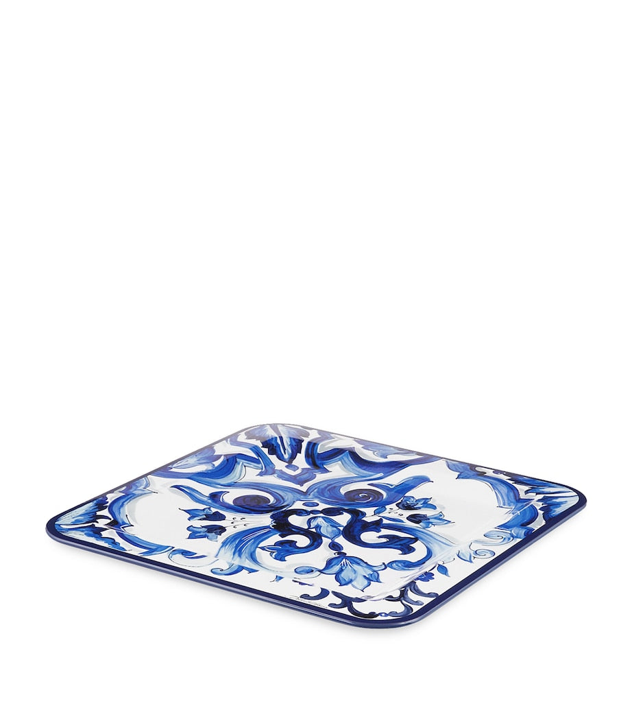 Dolce & Gabbana Casa Wooden Blu Mediterraneo Tray