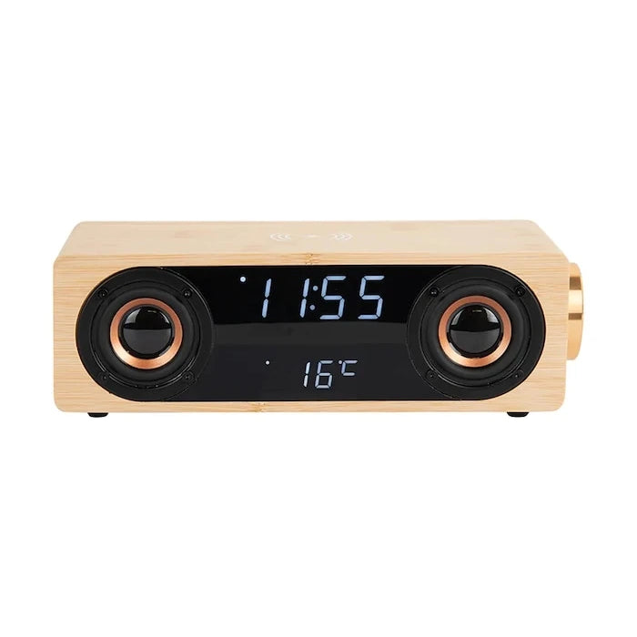 Karlsson Bluetooth Classic BT Speaker Radio Kablosuz Şarj Özellikli ve Hoparlörlü Çalar Saat