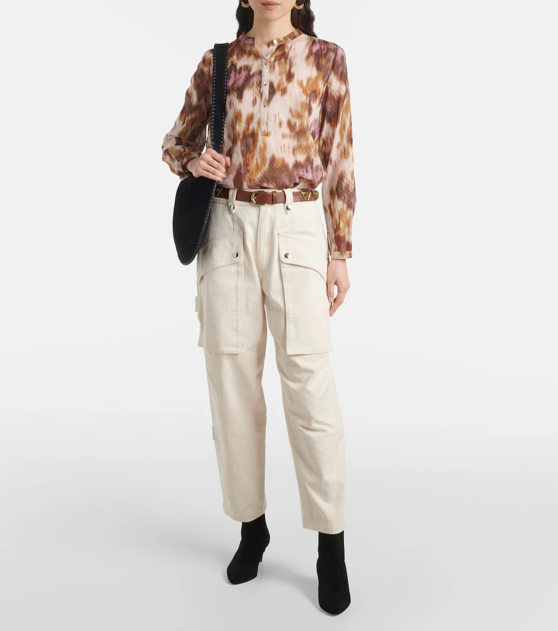 Marant Etoile - Jannick low-rise cotton cargo pants