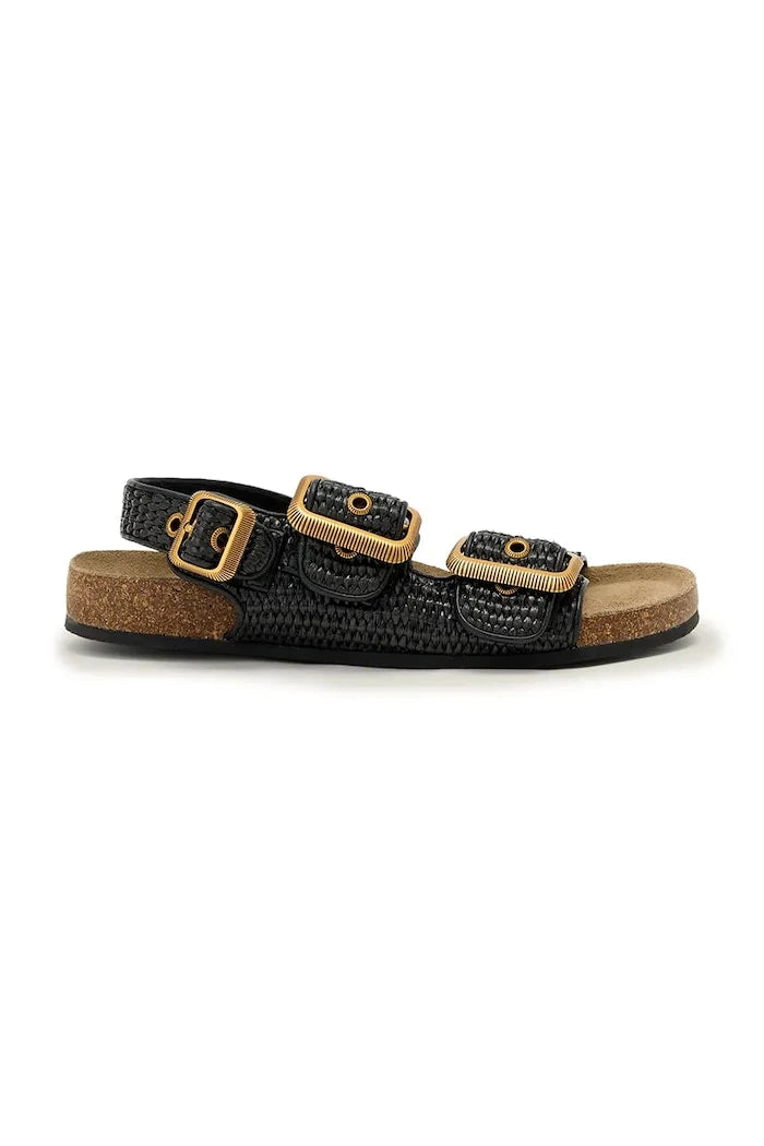 AllSaints сандали дамски Staffa Raffia Sandal