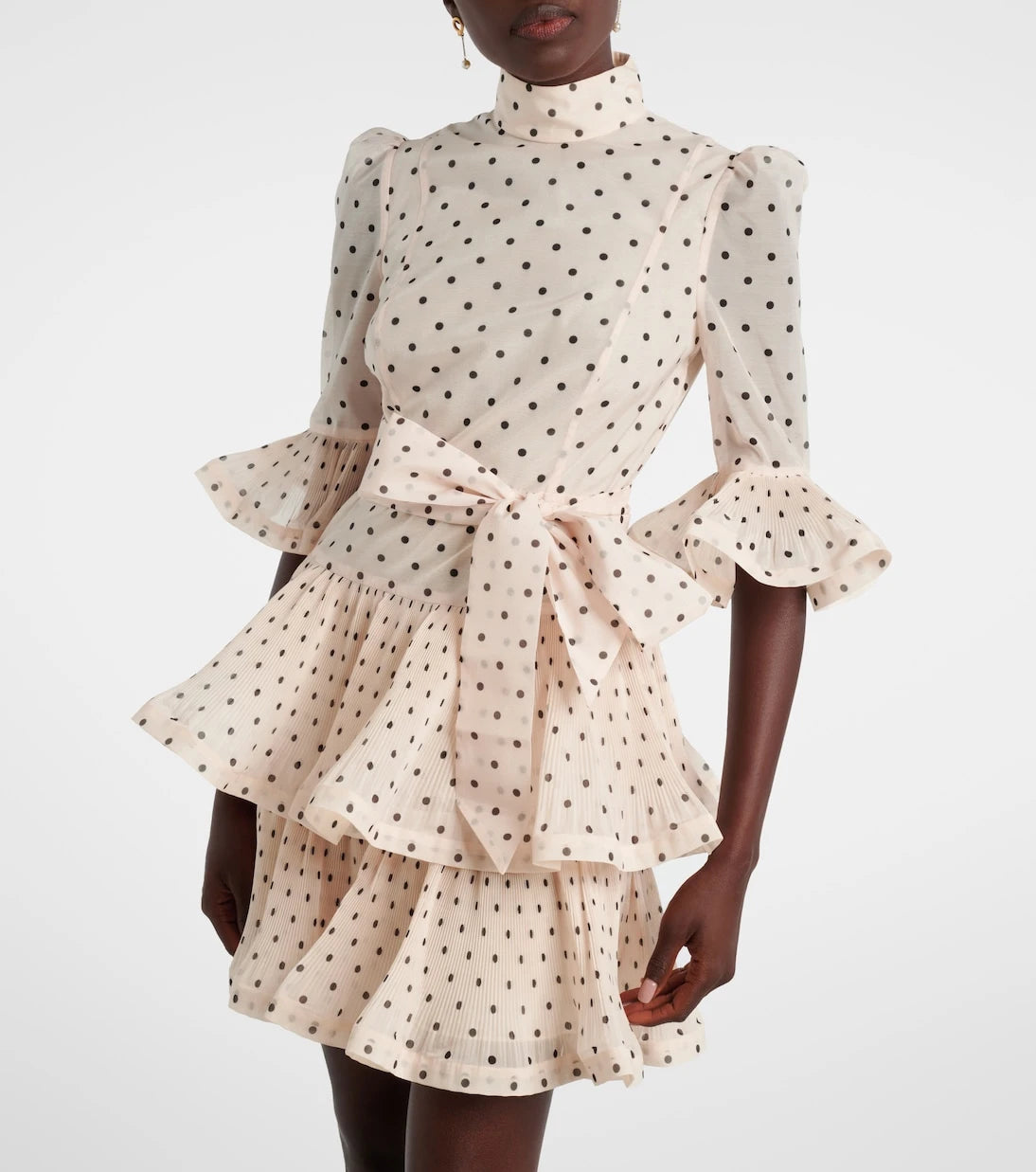 Zimmermann - Polka-dot ruffled minidress