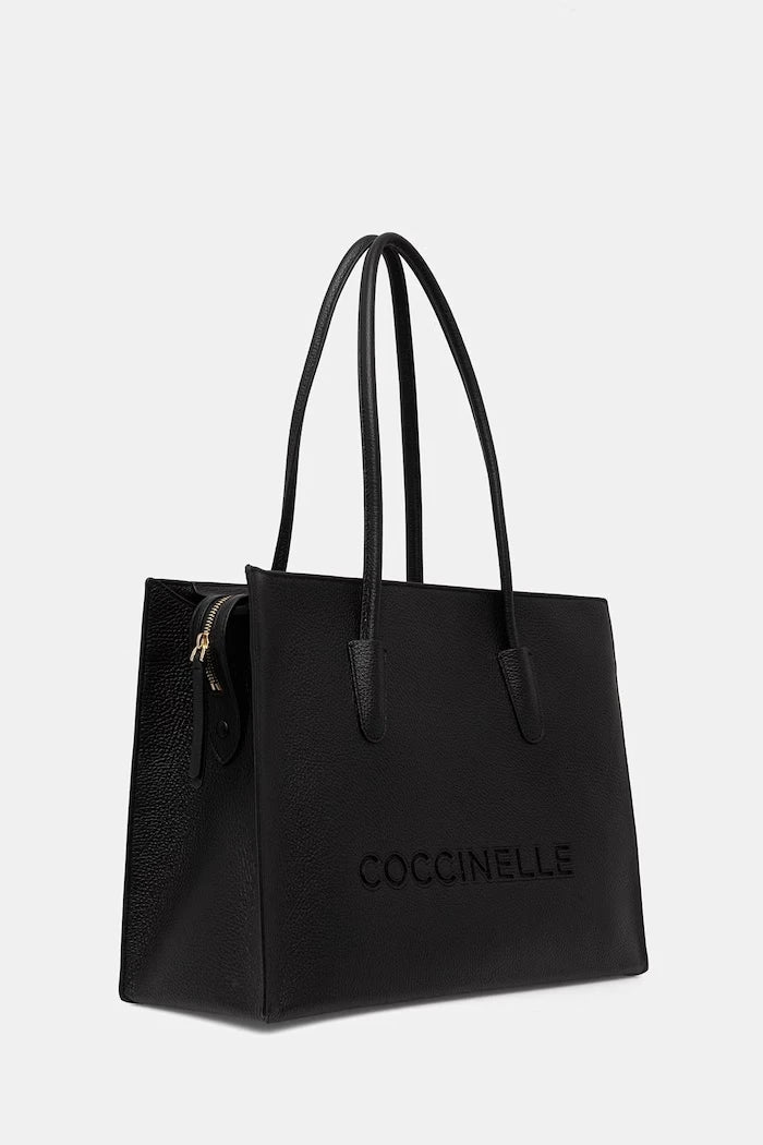 Coccinelle шопинг чанта дамска от кожа