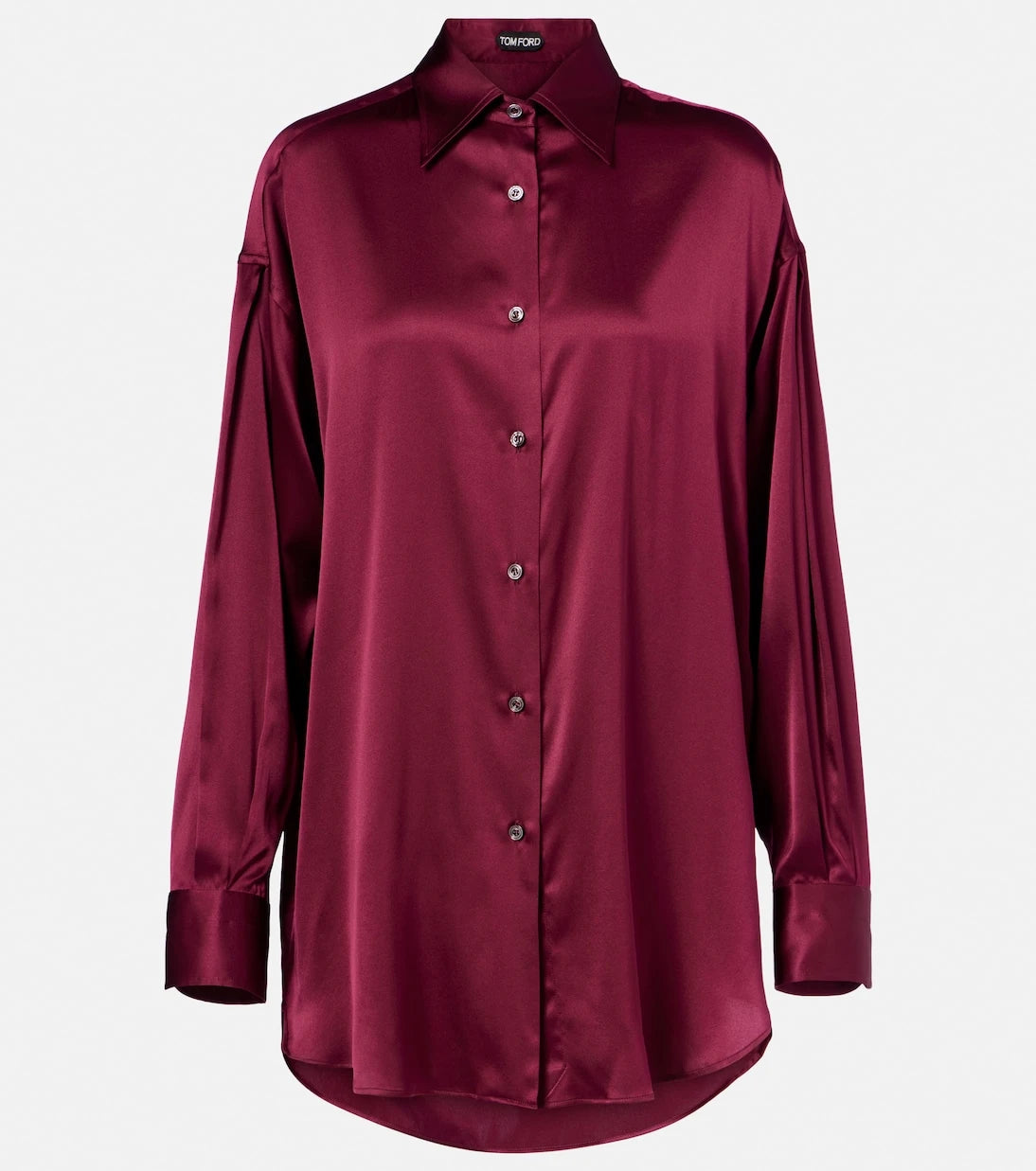 Tom Ford - Silk-blend satin shirt