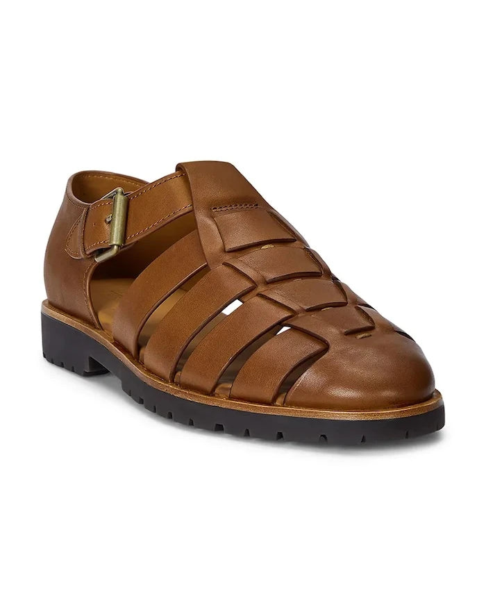 Polo Ralph Lauren Erkek Deri Sandalet Finn Lug