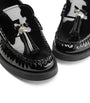 Jimmy Choo Black Patent Leather Addie Loafers