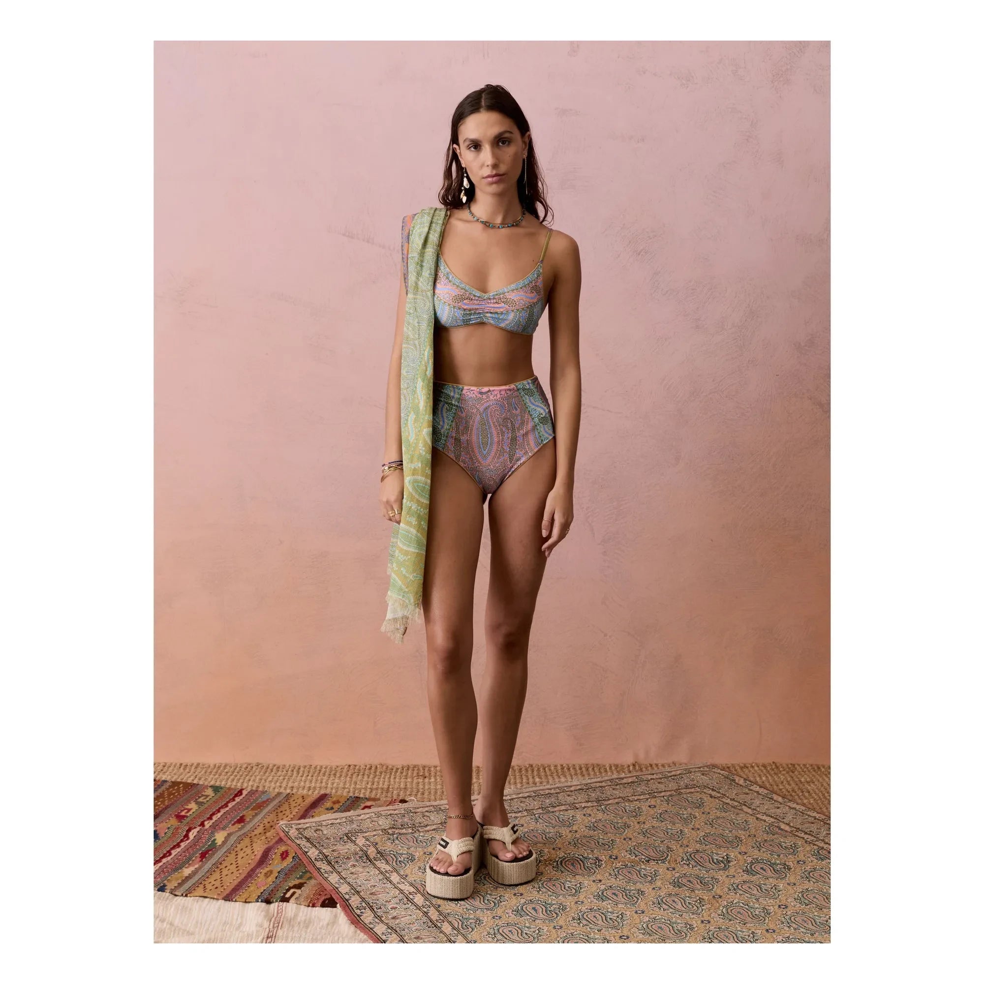 Boteh - Lucent stockings | Blue