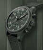 Ceramic Pilot's Chronograph TOP GUN Woodland Watch 44.5mm